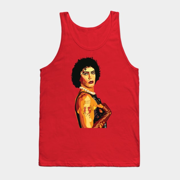 Dr Frank n Furter Rocky Horror Tank Top by PulsePeople